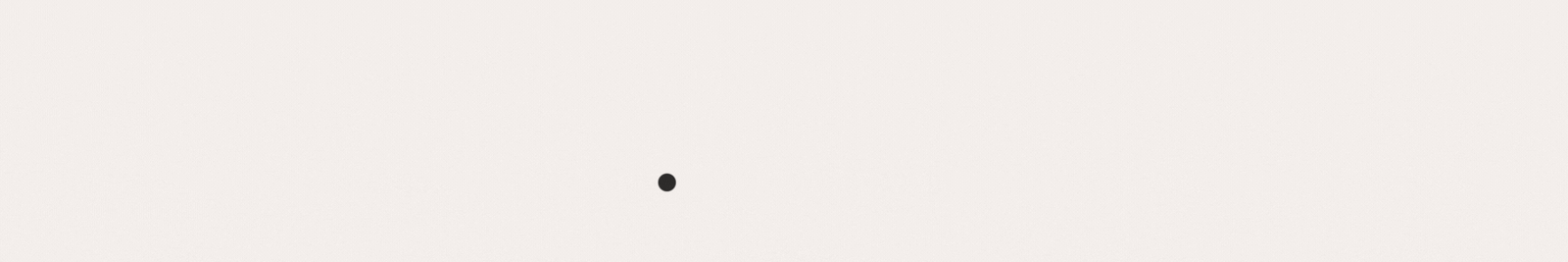 A line extends from a dot left to right.